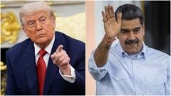 Donald Trump y Nicol�s Maduro en im�genes de archivo