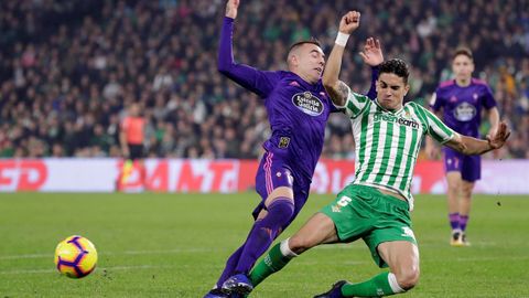 Betis-Celta (3-3) de Primera el 4 de noviembre del 2018.