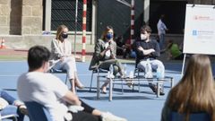 La conselleira Fabiola Garc�a durante una visita este lunes al centro juvenil Abertal