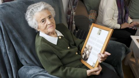 Olimpia, en una fotograf&iacute;a tomada en 2024, cuando ya ten&iacute;a 102 a&ntilde;os