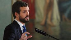 Pablo Casado reclam� ayer medidas para �fortalecer el Estado� y reformar el proceso de tramitaci�n de euro�rdenes
