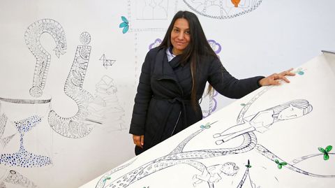 Rebeca Flórez trabaja desde el 2006 en la Fundación Secretariado Gitano en Pontevedra.