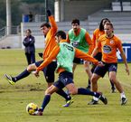 El D�por podr�a volver a alinear un esquema con dos delanteros.