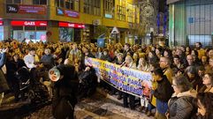 Manifestacin en Ourense el pasado enero para reclamar la gestin pblica del CAPD.