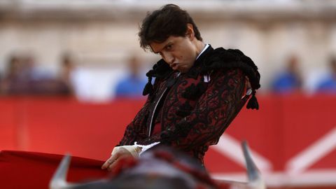 El torero Roca Rey, en la plaza de toros de Nimes, en Francia