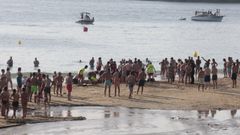 El suceso caus� impacto entre los usuarios, con mucha gente en la playa