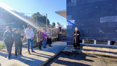 Inauguraci�n de la calle da Inclusi�n, ayer, junto a la piscina municipal