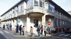 Colas registradas en d�as pasados para hacer test en la Casa do Mar de Burela