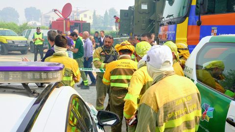 Los incendios que arrasan Madrid y �vila, en im�genes