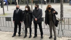 Miembros de la Sindicatura Electoral del 1-O encausados a las puertas de la Ciutat de la Just�cia de Barcelona