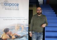 Antonio Doallo, ayer en Pontevedra, es t�cnico en orientaci�n laboral de Aspace. 