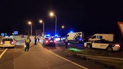 Imagen de archivo de un control de drogas y alcohol en la zona de Ferrol. 