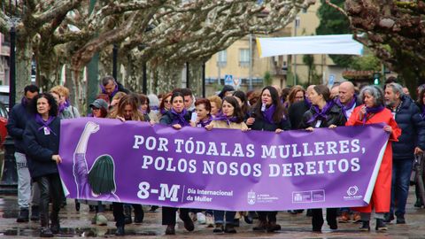 Manifestacin por el 8M en A Pobra do Caramial