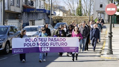 Manifestaci�n del 8M en Guitiriz.