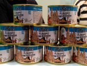 A faba de Lourenz� en conserva con bacallau (foto superior no prato), presentouse en Xantar Ourense