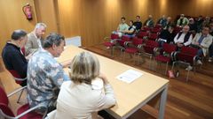 Reunin celebrada en el centro sociocultural del Ensanche por las macropeleas y problemas de inseguridad por el ocio nocturno