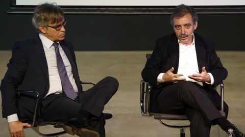 Los directores del Reina Sof�a, Manuel Borja-Villel (derecha), y del Thyssen Bornemisza, Guillermo Solana