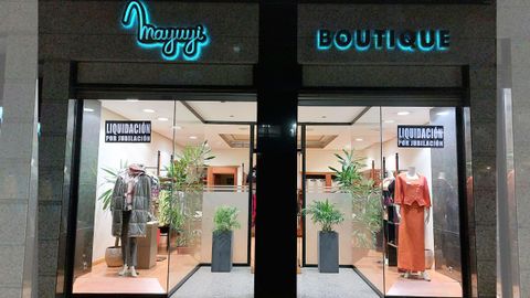Escaparte de Mayuyi Boutique que se encuentra en liquidaci�n