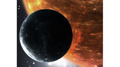 Recreaci�n del planeta hallado en la constelaci�n de Libra