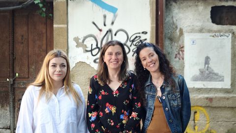 Alba Iglesias, Natalia Gonz�lez y Mar�a Fern�ndez.