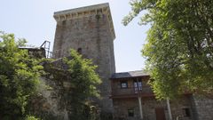 Torre del homenaje del castillo de O Bolo.