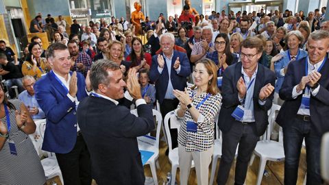 Congreso del PP local de Pontevedra, en junio del 2018, en el que se escogi a Rafa Domnguez como nuevo presidente local