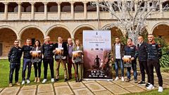 La presentacin del Trail Ribeira Sacra fue en el monasterio de Santo Estevo.