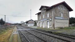 La estaci�n de Pobra de San Xiao, en desuso