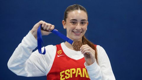 In�s Sotelo consigui� el bronce en el EuroBasket sub-20 con la selecci�n Espa�ola este verano