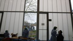 Cribado a alumnos que se realiza esta semana en la Facultade de Ciencias da Educaci�n e do Deporte del campus de Pontevedra