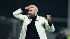 Claudio Gir�ldez, durante el partido entre Celta y Ludogorets.