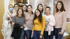Algunas de las m�dicas que se forman en Ourense