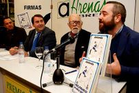 Gago, Negreira, Abelenda y Molez�n, ayer.