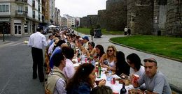 Aspecto del Comilonum celebrado en el a�o 2002.