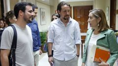 Garz�n, Iglesias y Pastor, en el Congreso