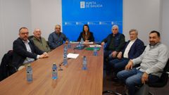 La conselleira Mara Jos Gmez recibi a representantes de AFIL en San Caetano