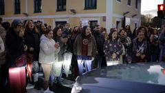 Imagen de archivo de una protesta vecinal en O Temple.