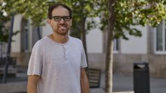 Jorge Basanta, fotografiado en Lugo.