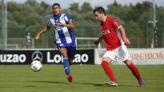Borja Domingo, durante el partido contra el Choco