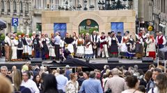 El Orfe�n Mari�eiro act�a en esta fiesta