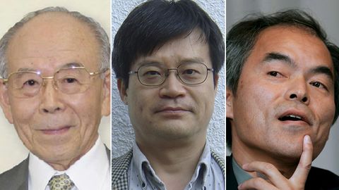 Isamu Akasaki, Hiroshi Amano y Shuji Nakamura
