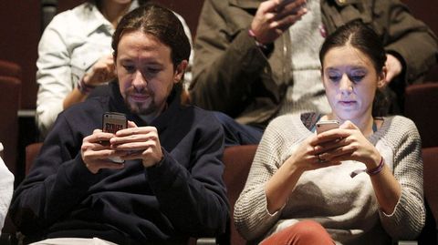 Pablo Iglesias ha ido al cine. 