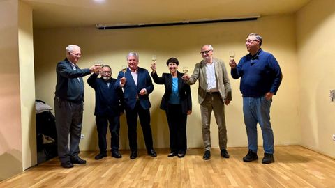 Brindis final del acto