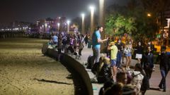 Fiesta en la playa de Palma de Malloca