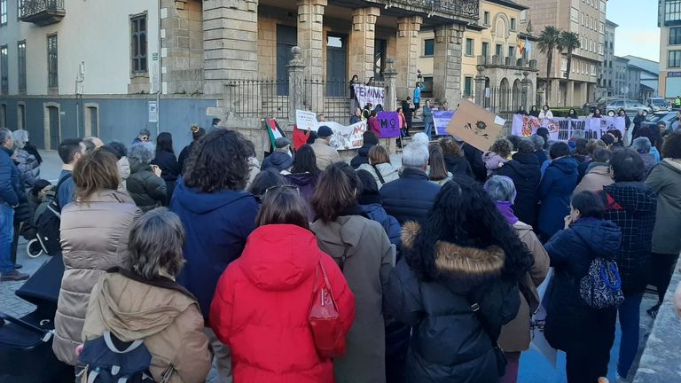 Acto en Ribadeo del 8M