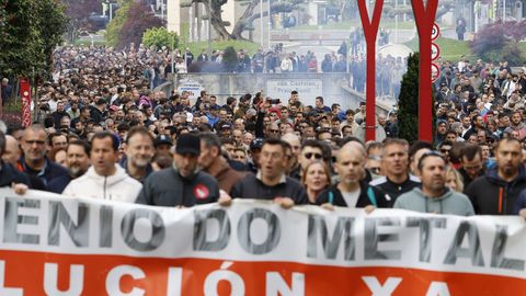 La manifestaci�n ha vuelto a recorrer algunas de las principales avenidas de la ciudad