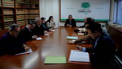 La reuni�n se celebr� esta ma�ana en el Concello de Carballo