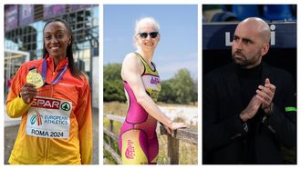 La atleta de triple salto Ana Peleteiro, la maratoniana Susana Rodr�guez Gancio y el t�cnico del Celta Claudio Gir�ldez fueron algunos de los premiados en Premios Deporte Galego 2025.