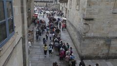 La reapertura del P�rtico de la Gloria, en im�genes