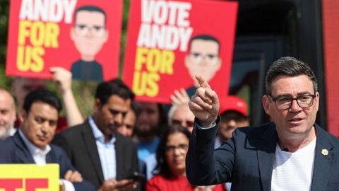 Andy Burnham, durante el mitin de lanzamiento de su campa�a al Parlamento brit�nico